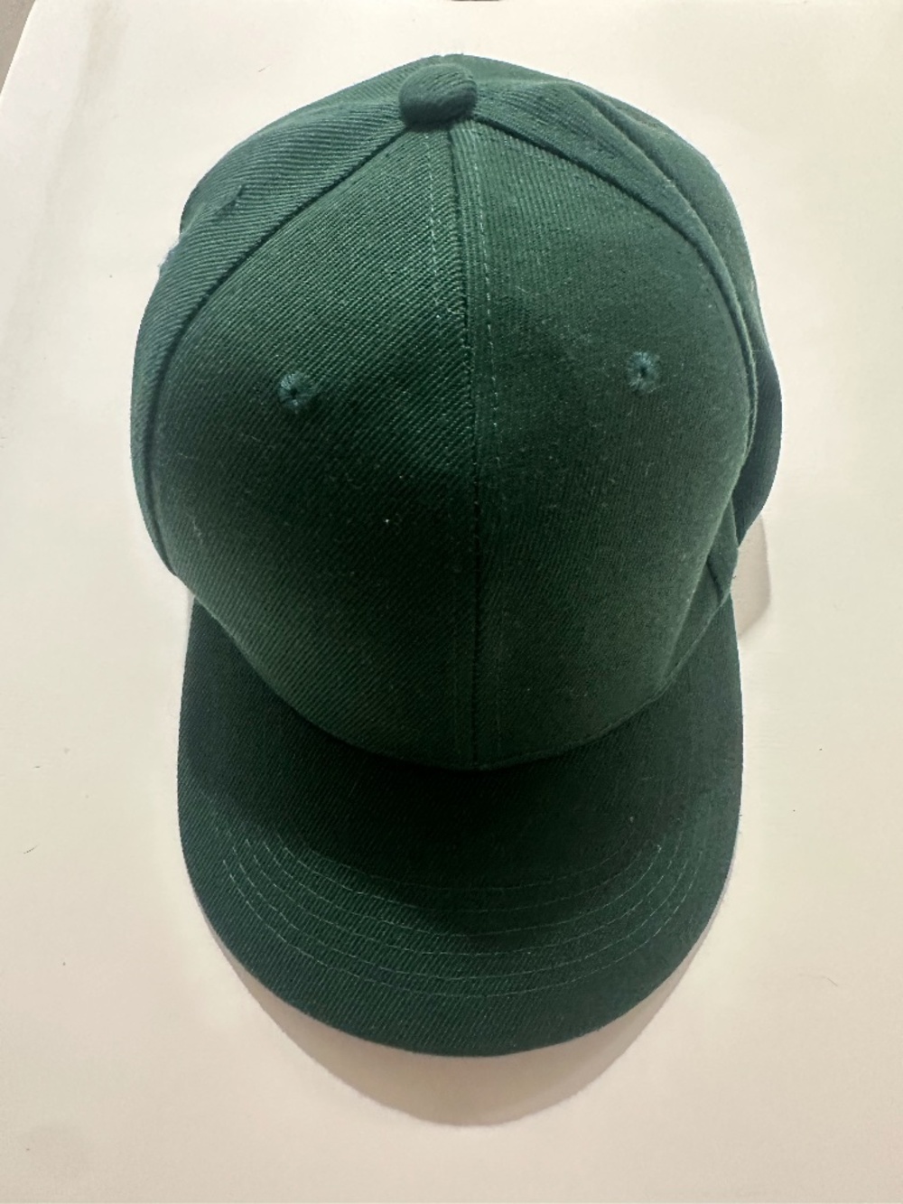 Green Plain Baseball Hat